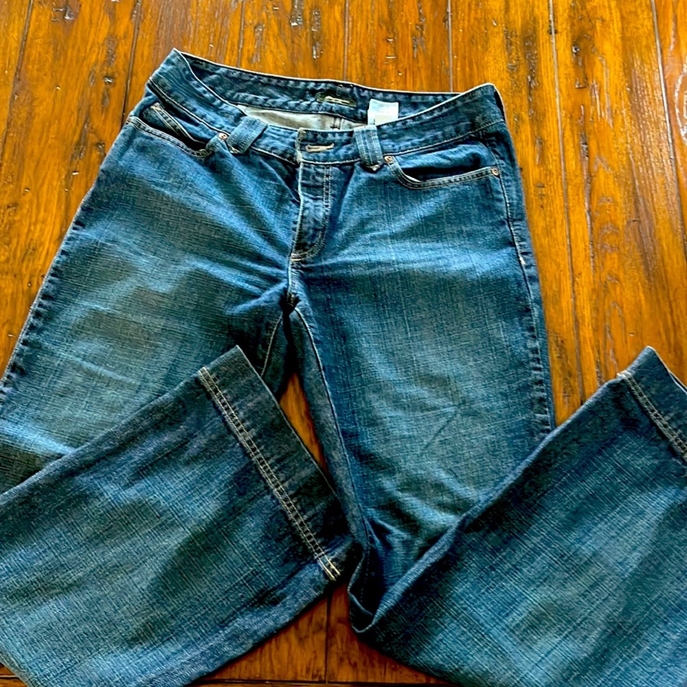 Eddie Bauer wide legged Jeans size 10